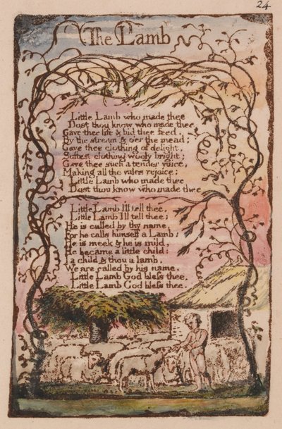 Songs of Innocence and of Experience, Plate 24 by William Blake